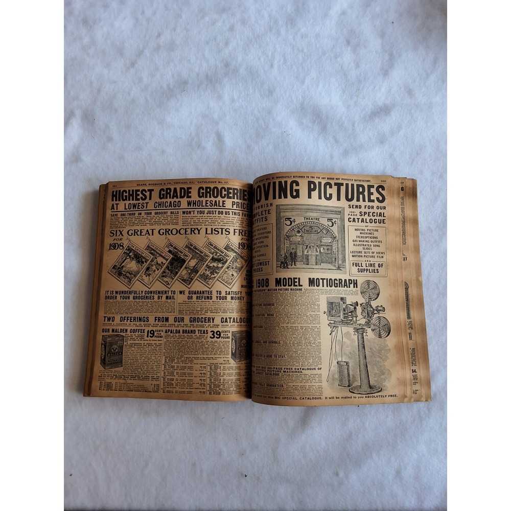 Vintage 1908 Sears Roebuck Catalogue No 117 Great Price Maker 1969 Replica Book - Picture 4 of 9